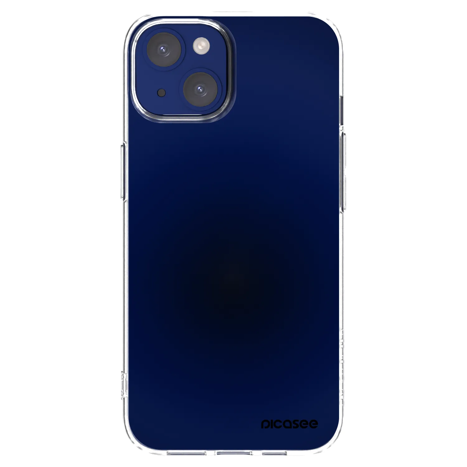Silikónový prehľadný obal pre Apple iPhone 14 - Deep Ocean