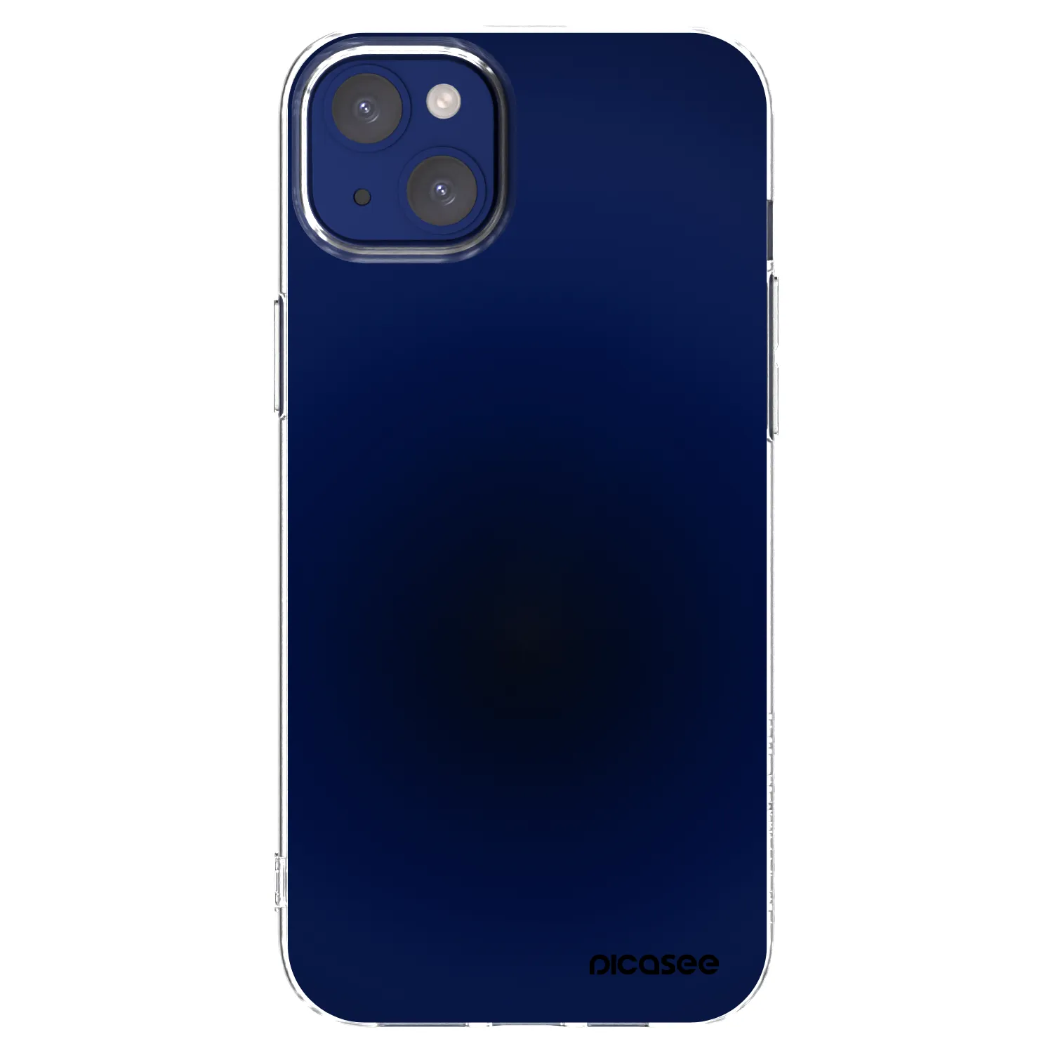 Picasee silikónový prehľadný obal pre Apple iPhone 14 Plus - Deep Ocean