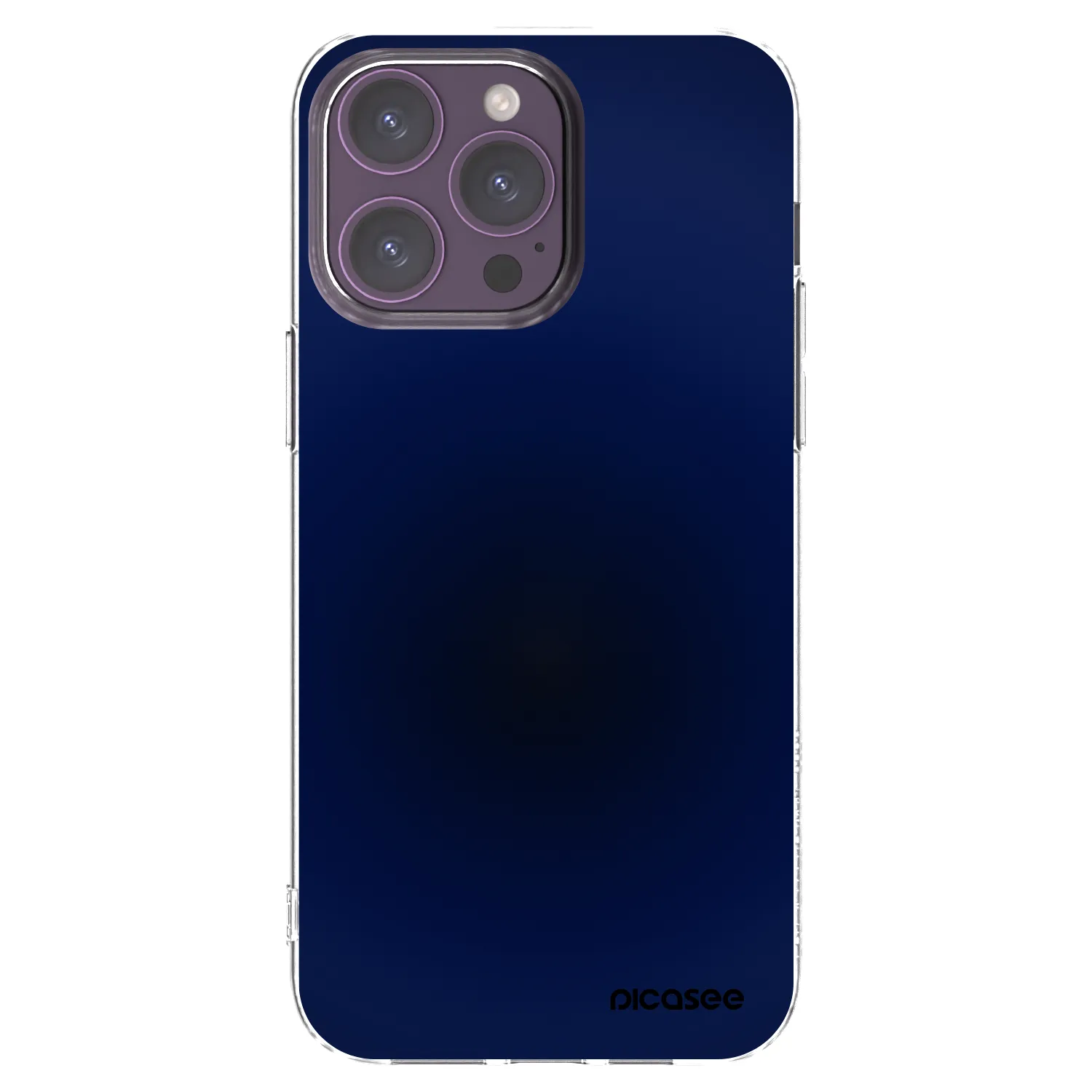 Picasee silikónový prehľadný obal pre Apple iPhone 14 Pro Max - Deep Ocean