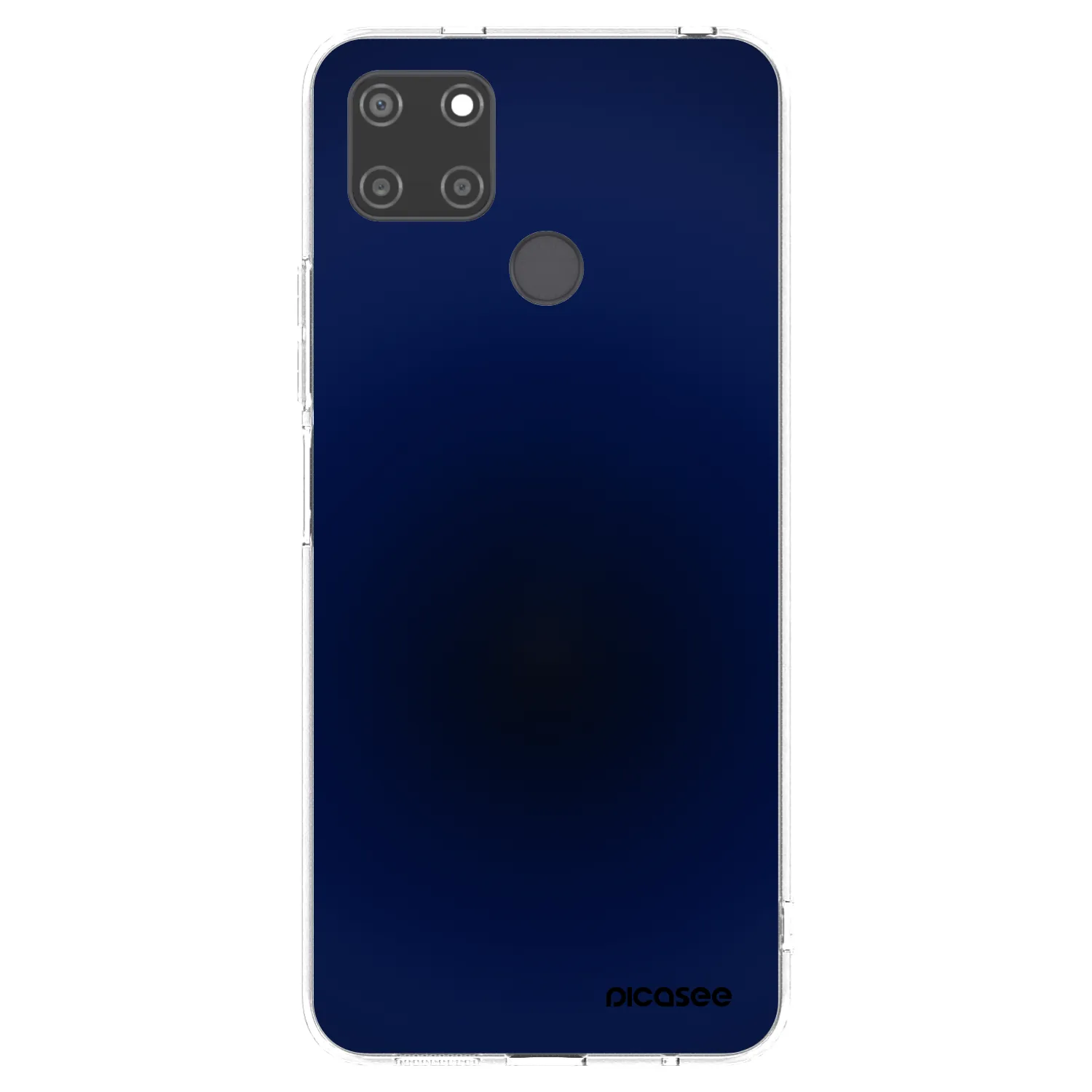 Picasee silikónový prehľadný obal pre Realme C21Y - Deep Ocean