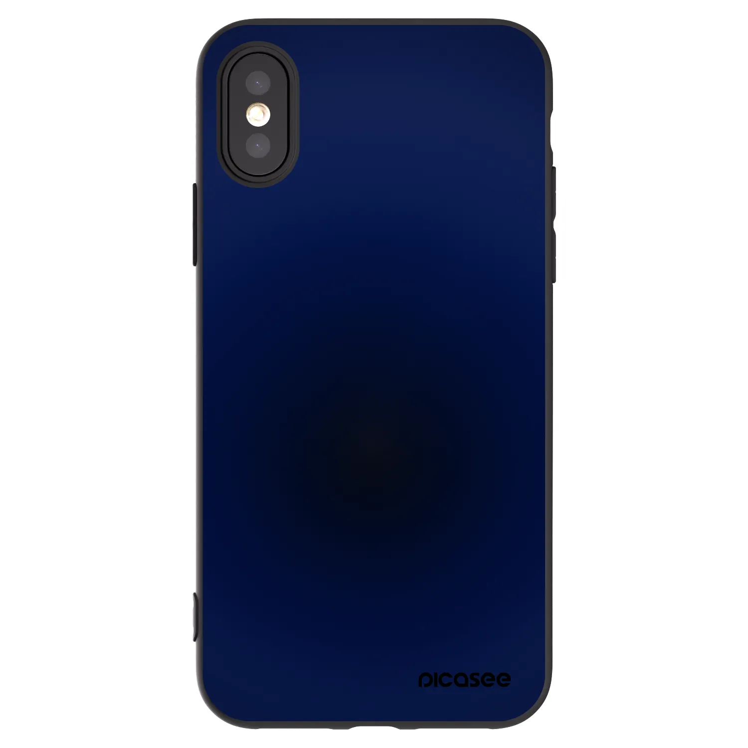 Picasee silikónový čierny obal pre Apple iPhone X/XS - Deep Ocean
