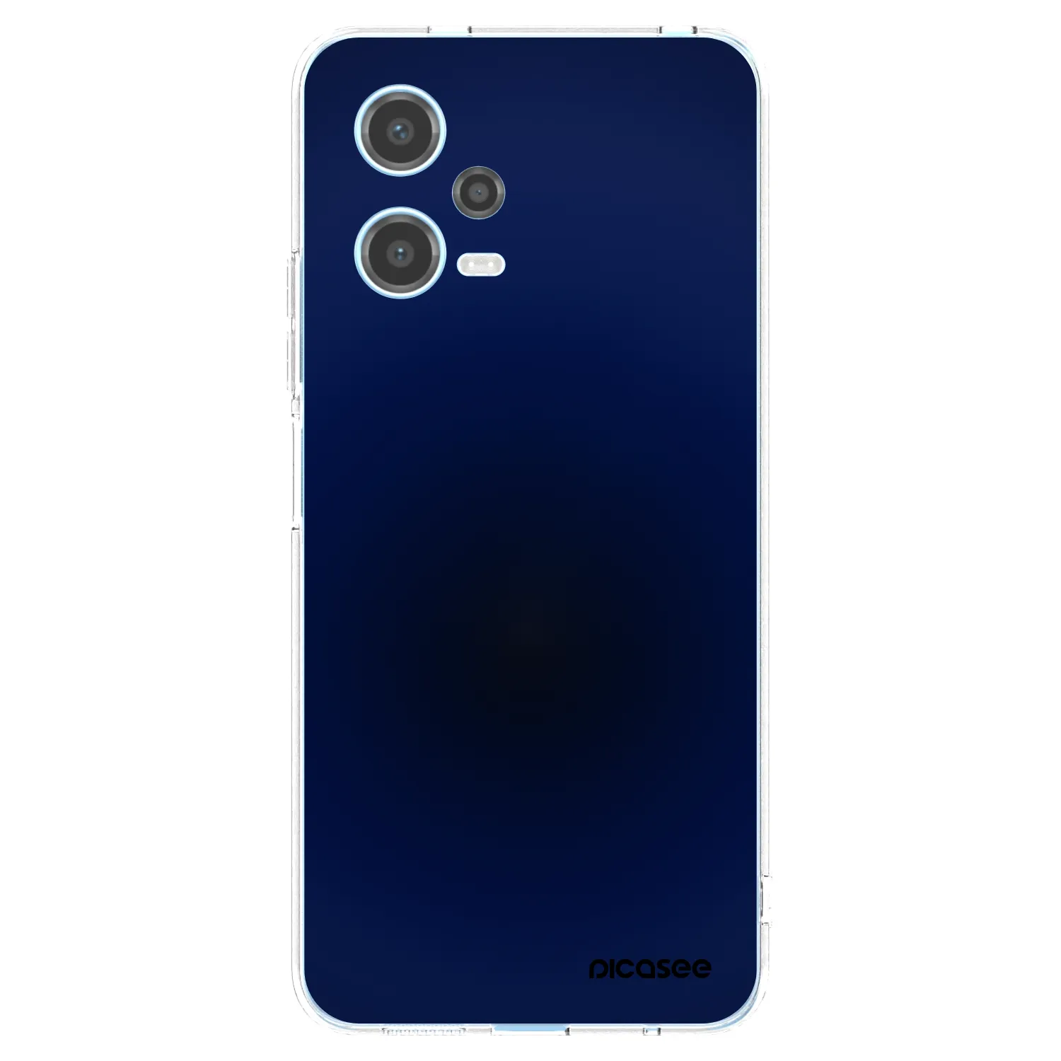 Picasee silikónový prehľadný obal pre Xiaomi Redmi Note 12 5G - Deep Ocean