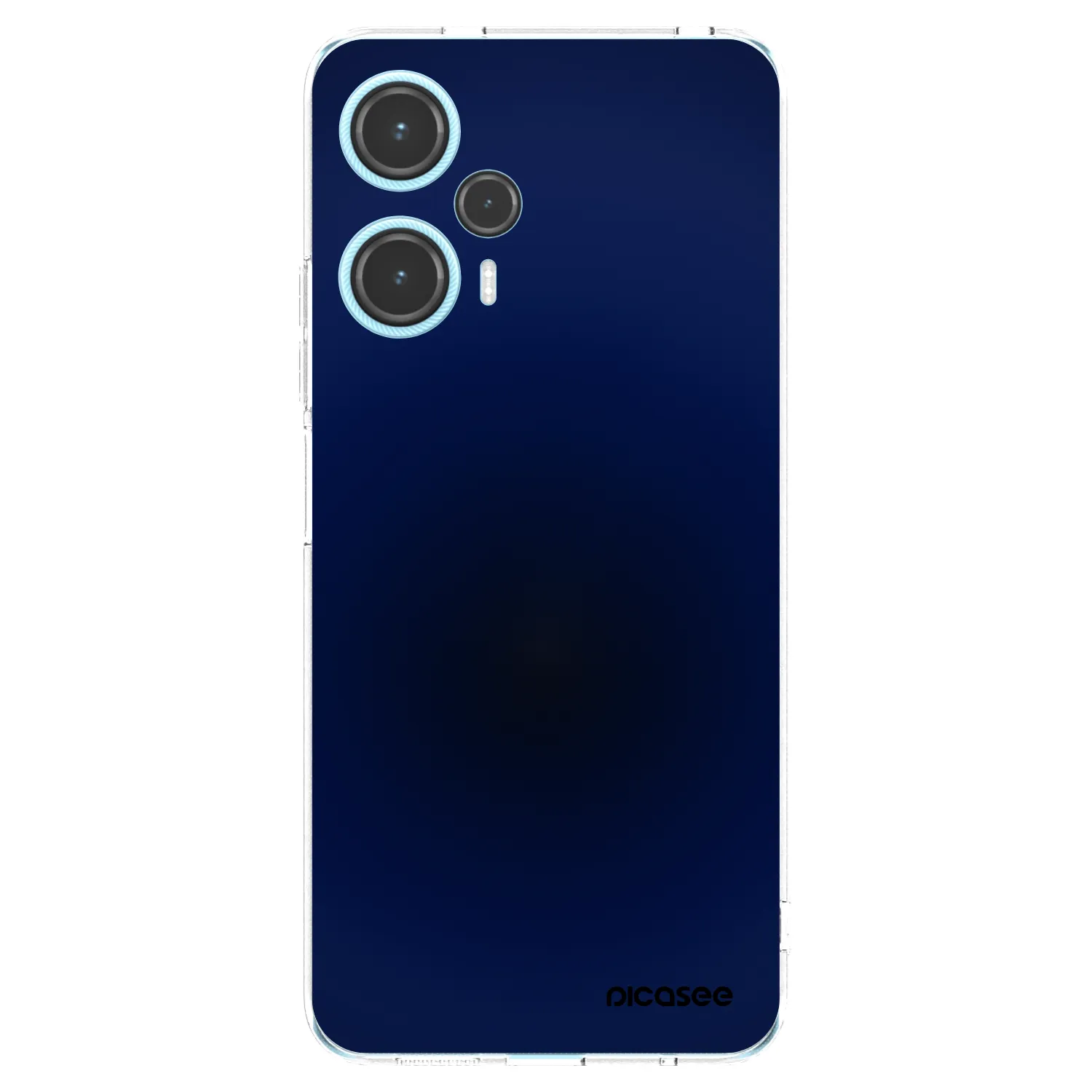 Picasee silikónový prehľadný obal pre Xiaomi Poco F5 - Deep Ocean
