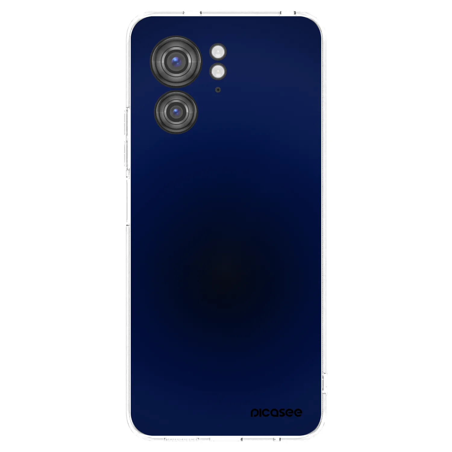 Picasee silikónový prehľadný obal pre Motorola Edge 40 - Deep Ocean