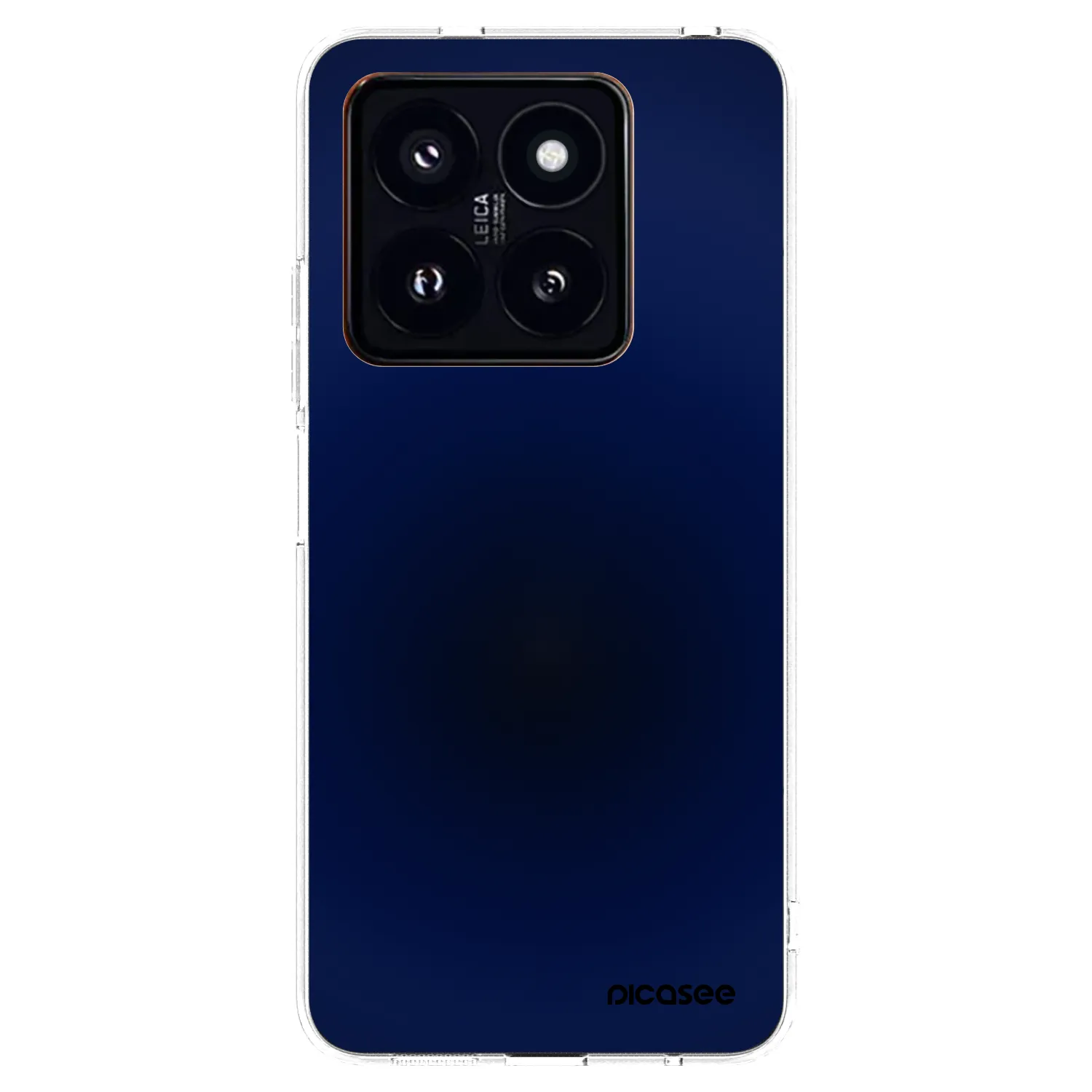 Silikónový prehľadný obal pre Xiaomi 14 Pro - Deep Ocean
