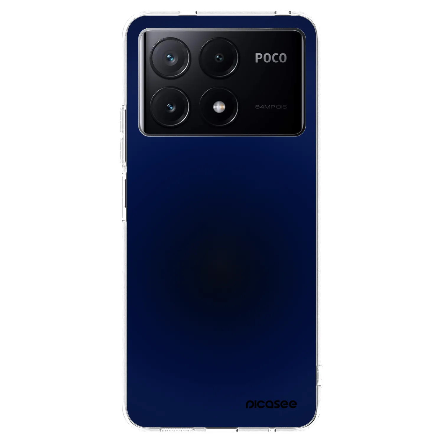 Picasee silikónový prehľadný obal pre Xiaomi Poco X6 Pro - Deep Ocean