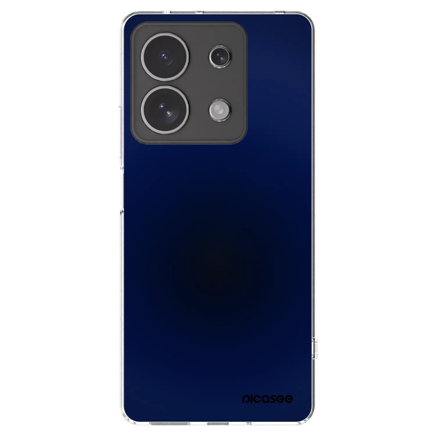 Picasee silikónový prehľadný obal pre Xiaomi Redmi Note 13 4G - Deep Ocean