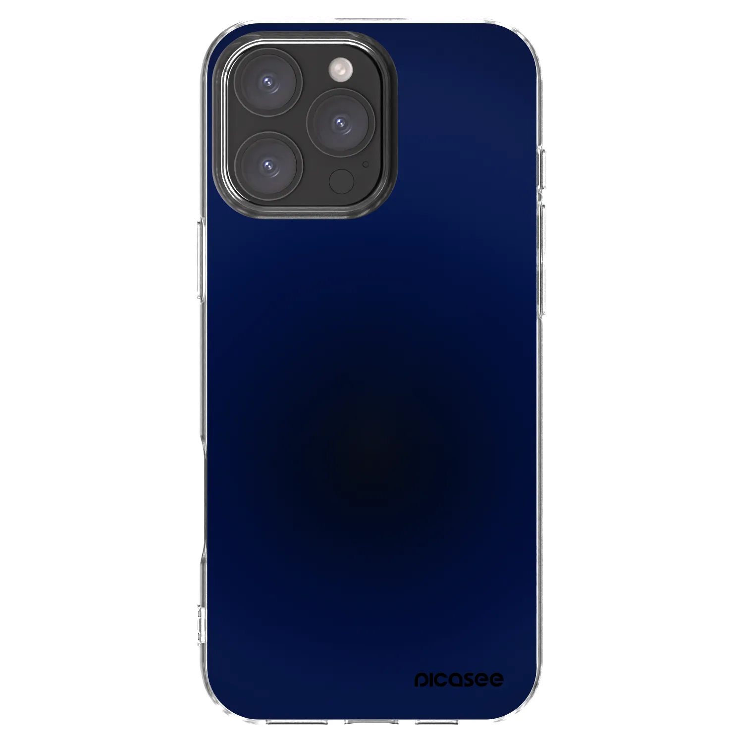 Picasee silikónový prehľadný obal pre Apple iPhone 16 Pro Max - Deep Ocean