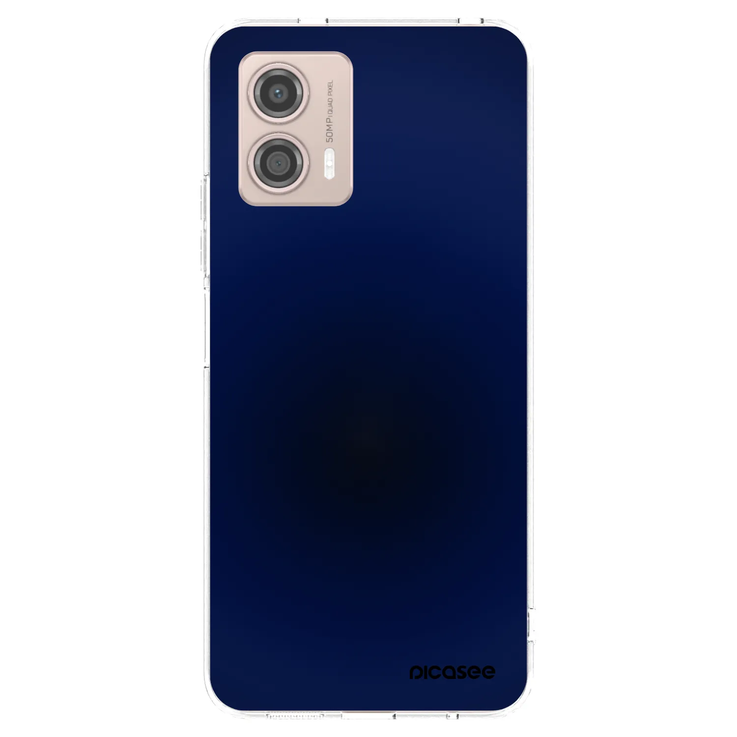 Picasee silikónový prehľadný obal pre Motorola Moto G53 5G - Deep Ocean