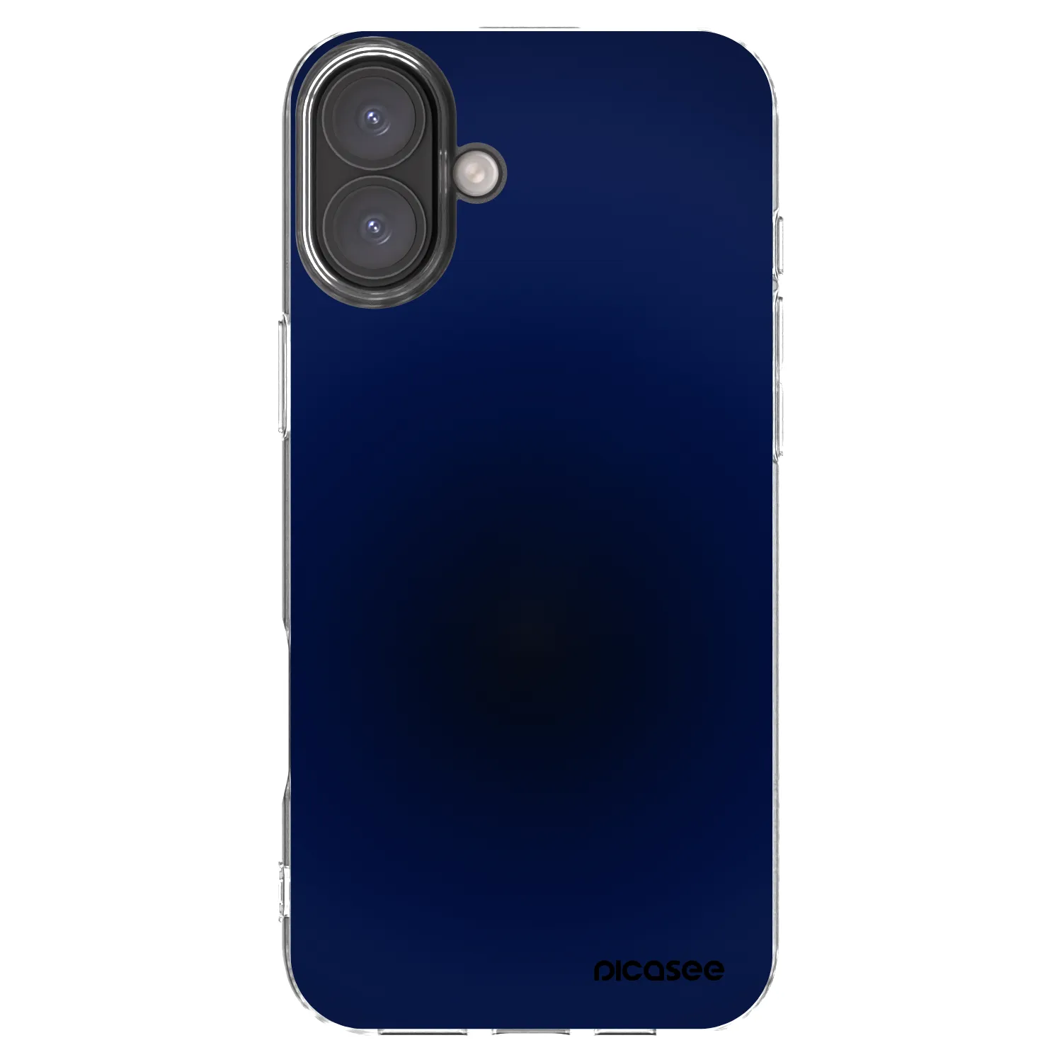 Picasee silikónový prehľadný obal pre Apple iPhone 16 Plus - Deep Ocean