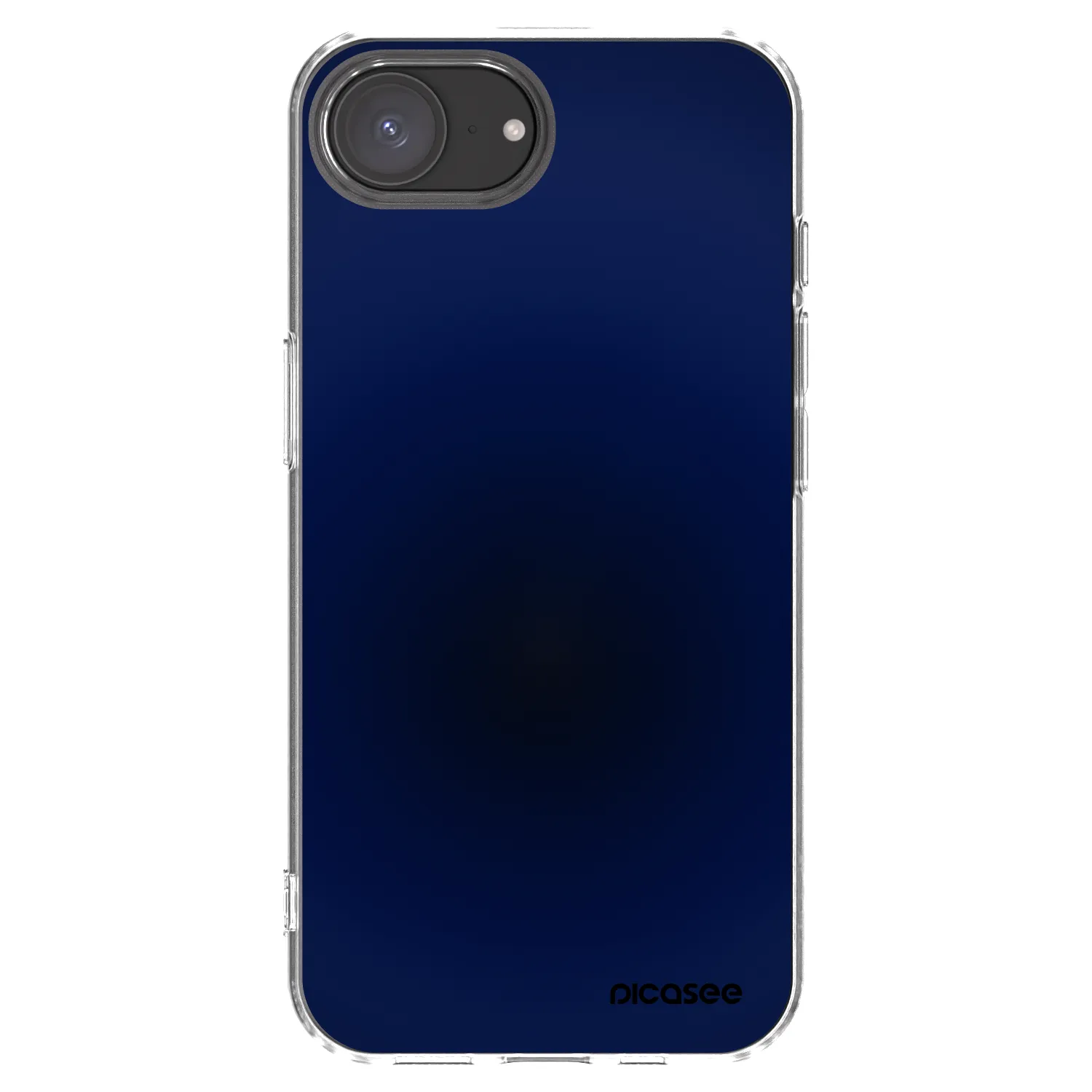 Picasee silikónový prehľadný obal pre Apple iPhone 16e - Deep Ocean