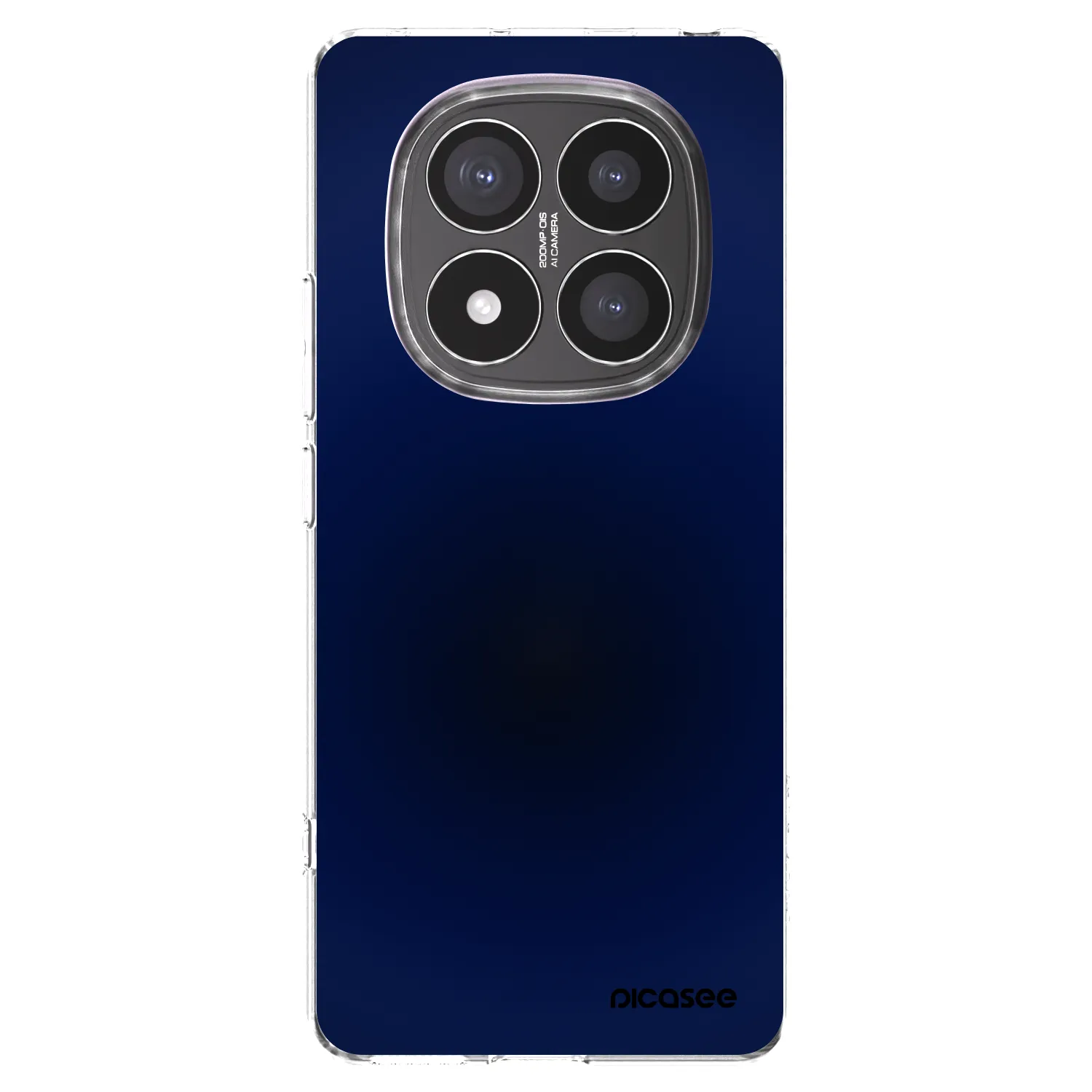 Silikónový prehľadný obal pre Xiaomi Redmi Note 14 Pro+ 5G - Deep Ocean