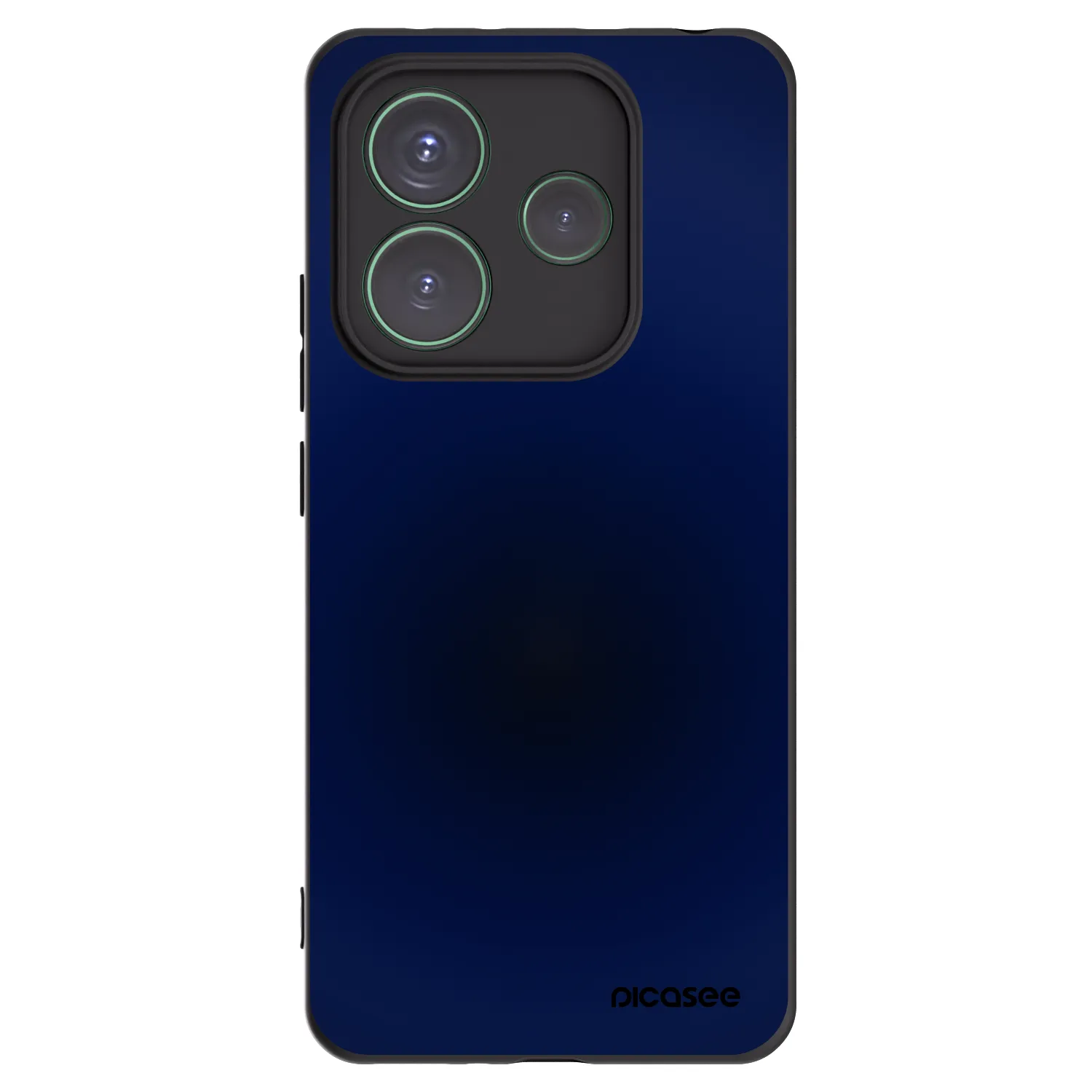 Silikónový čierny obal pre Xiaomi Redmi Note 14 5G - Deep Ocean