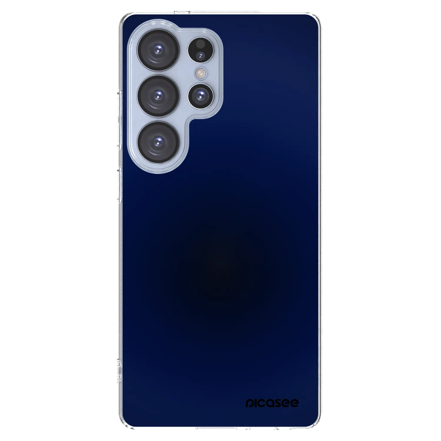 Picasee silikónový prehľadný obal pre Samsung Galaxy S25 Ultra 5G - Deep Ocean