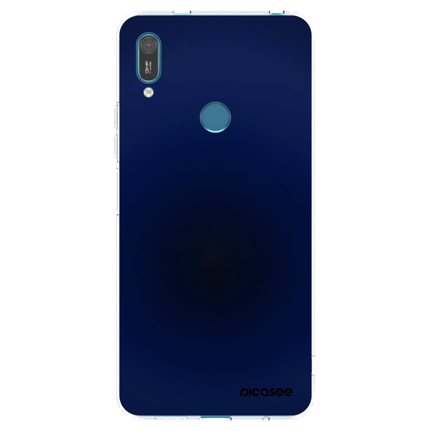 Picasee silikónový prehľadný obal pre Huawei Y7 2019 - Deep Ocean