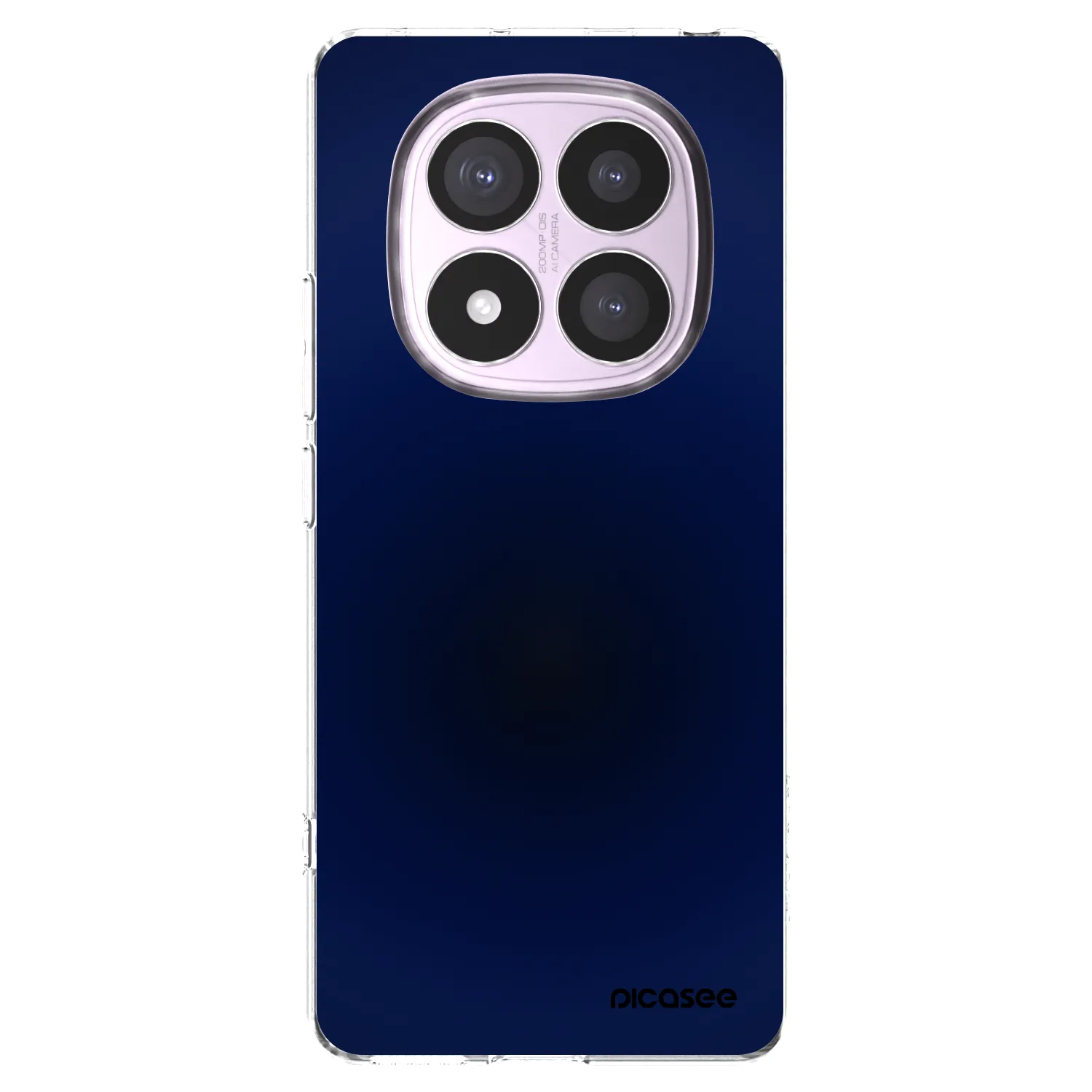 Silikónový prehľadný obal pre Xiaomi Redmi Note 14 Pro 4G - Deep Ocean