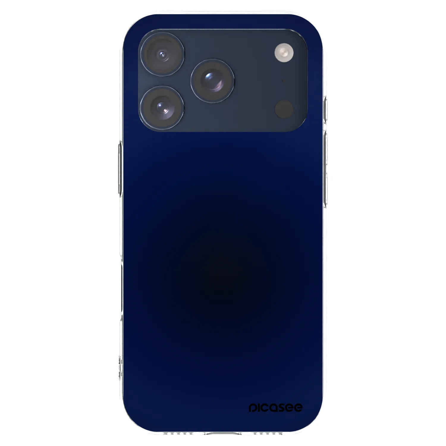 Picasee silikónový prehľadný obal pre Apple iPhone 17 Pro - Deep Ocean