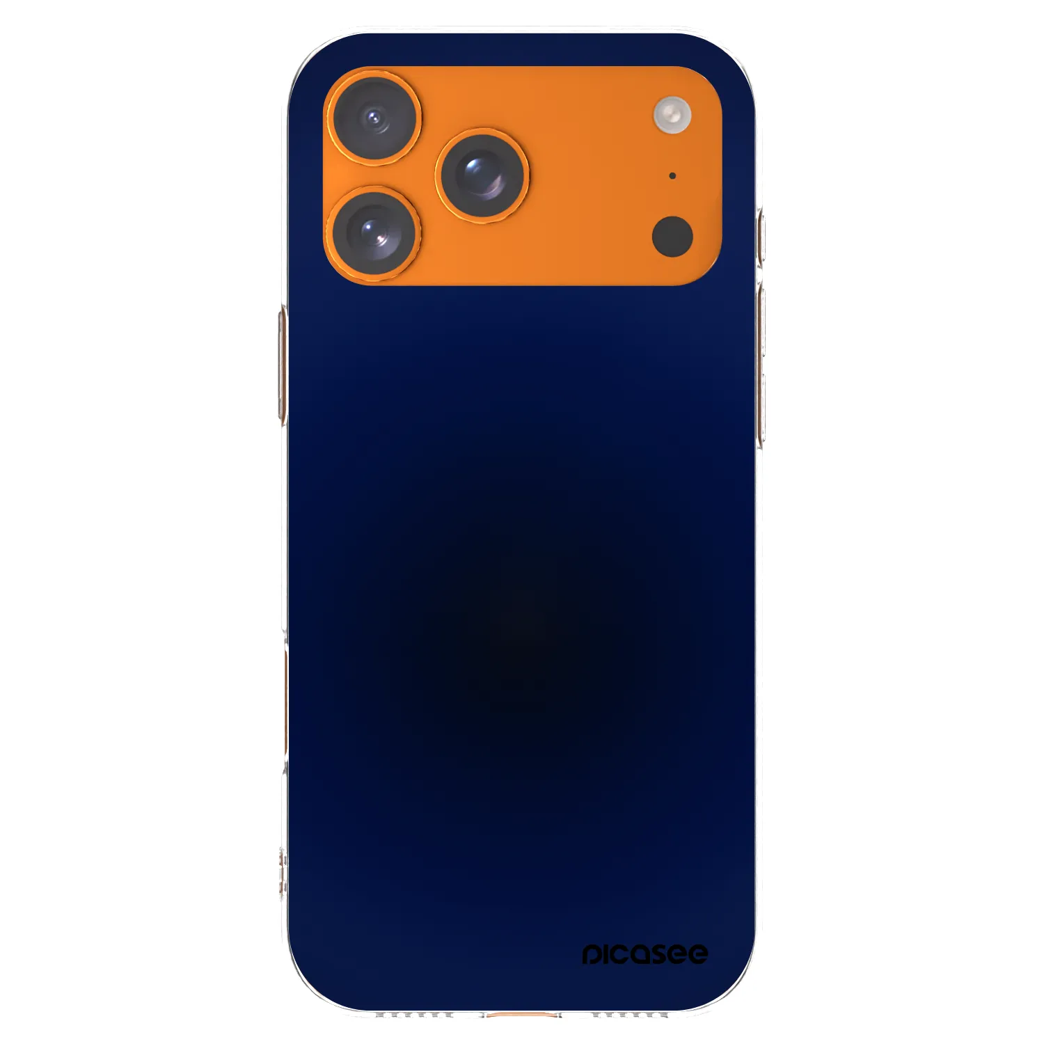 Picasee silikónový prehľadný obal pre Apple iPhone 17 Pro Max - Deep Ocean