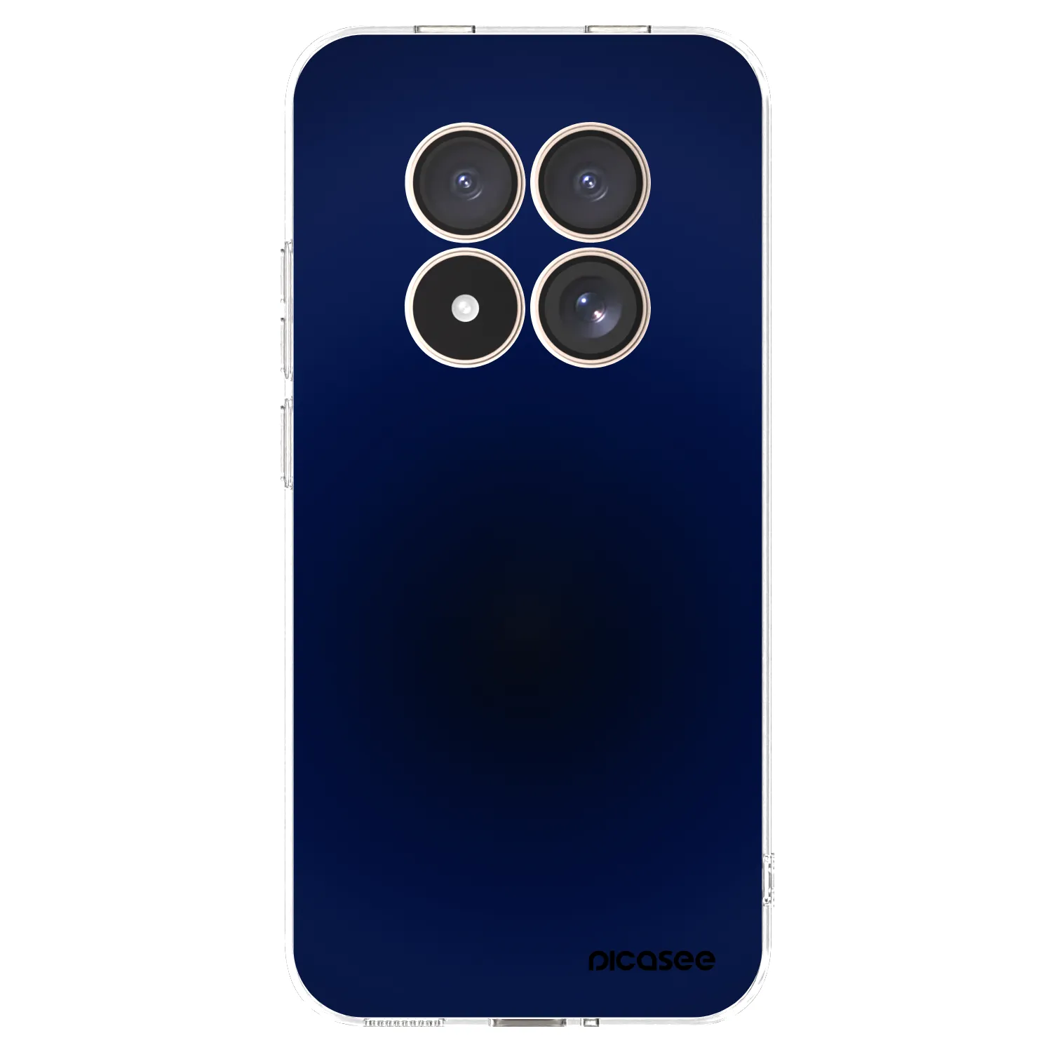 Picasee silikónový prehľadný obal pre Xiaomi Redmi Note 15 Pro 4G - Deep Ocean