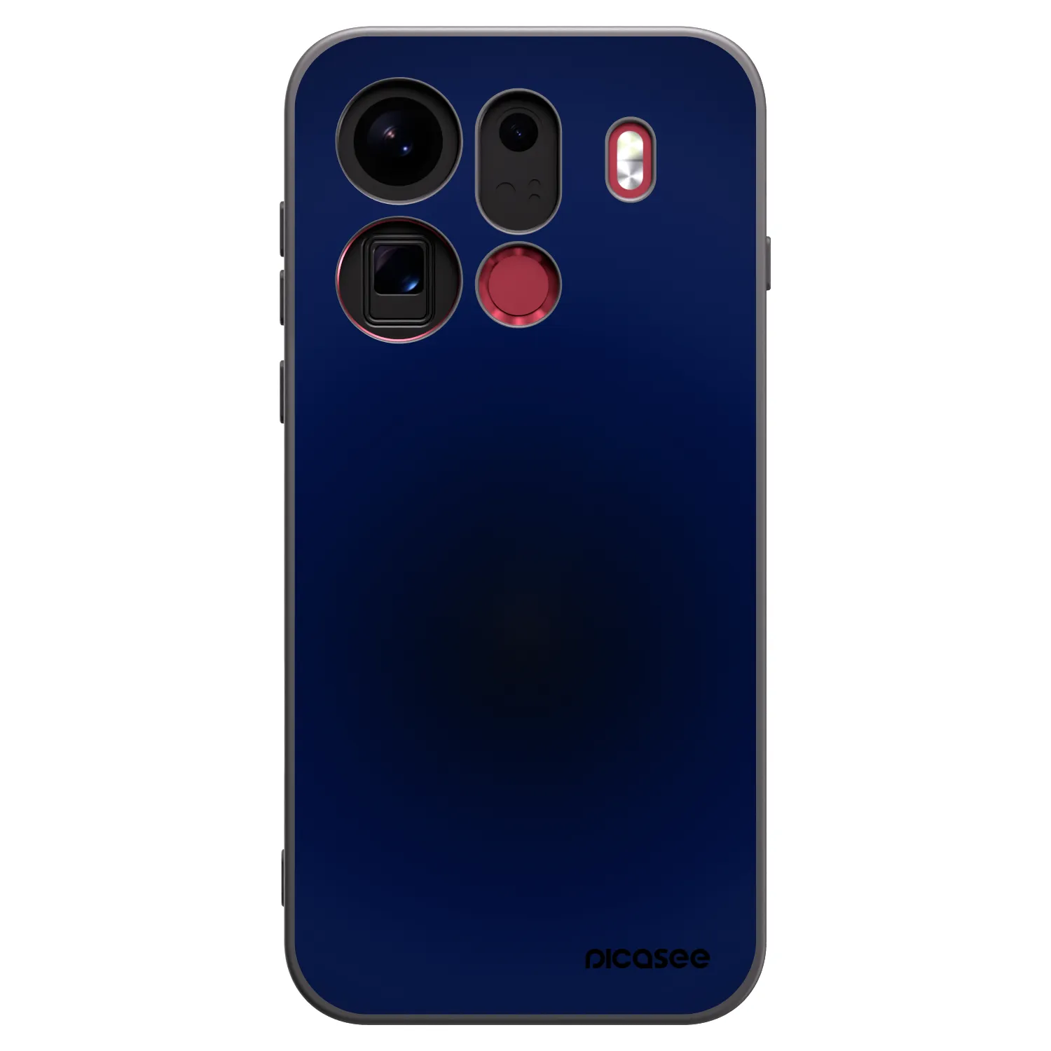 Picasee silikónový čierny obal pre OPPO Find X9 Pro - Deep Ocean