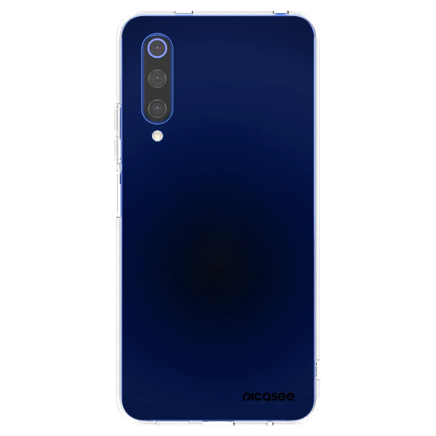 Picasee silikónový prehľadný obal pre Xiaomi Mi 9 SE - Deep Ocean