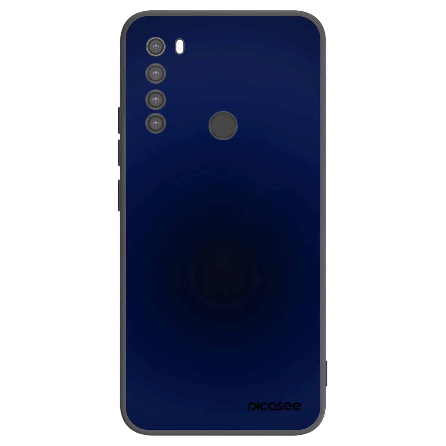 Picasee silikónový čierny obal pre Xiaomi Redmi Note 8 - Deep Ocean