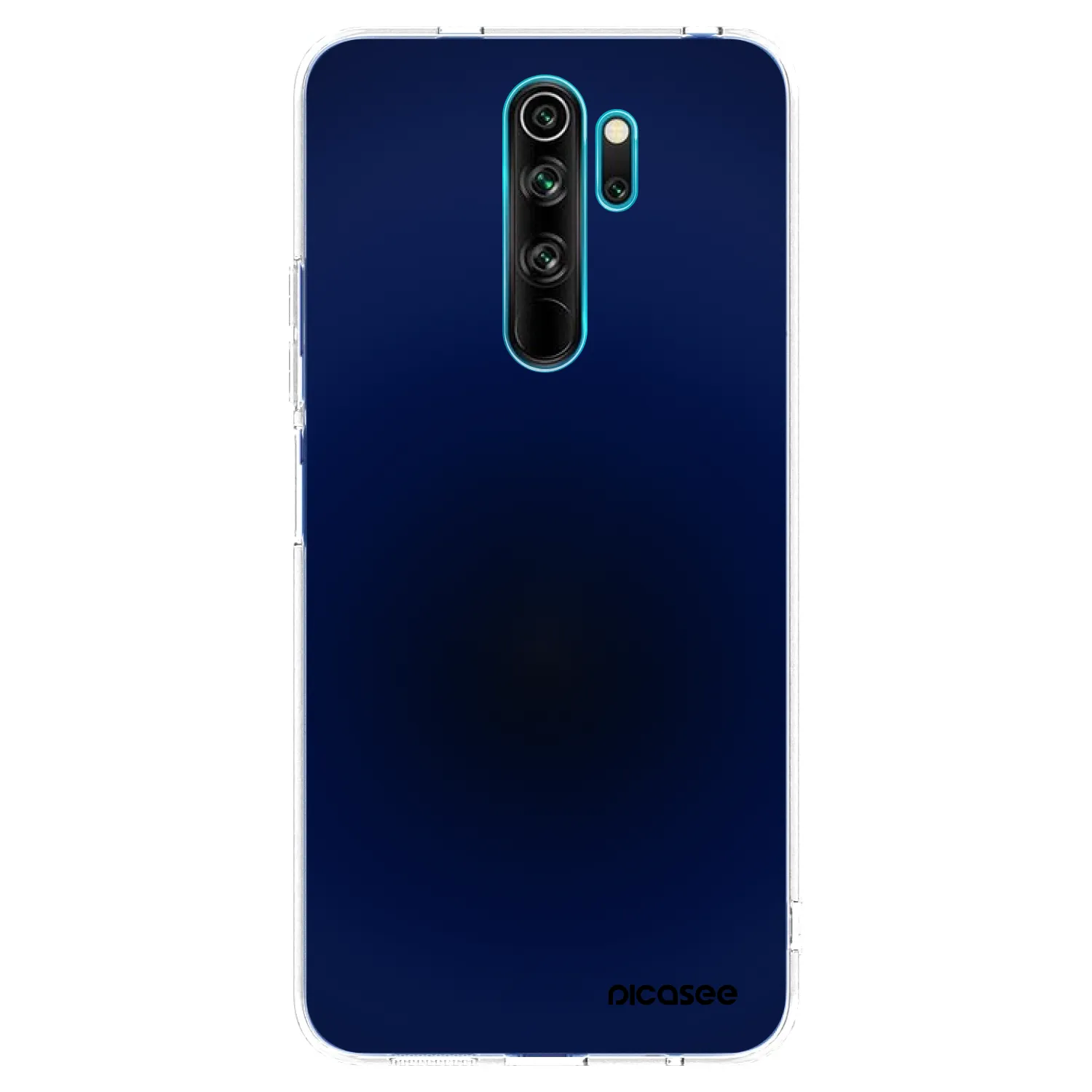 Picasee silikónový prehľadný obal pre Xiaomi Redmi Note 8 Pro - Deep Ocean