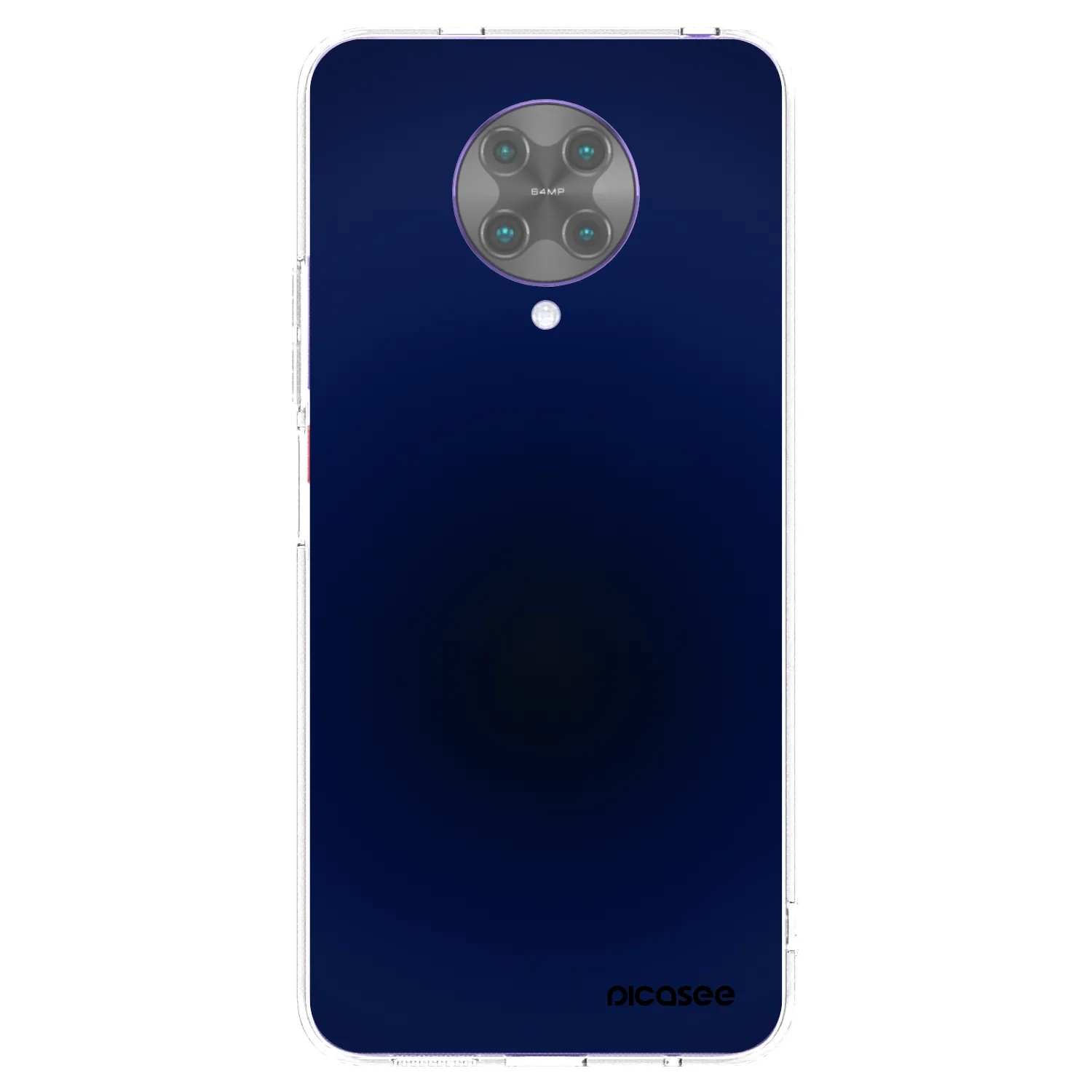 Silikónový prehľadný obal pre Xiaomi Poco F2 Pro - Deep Ocean