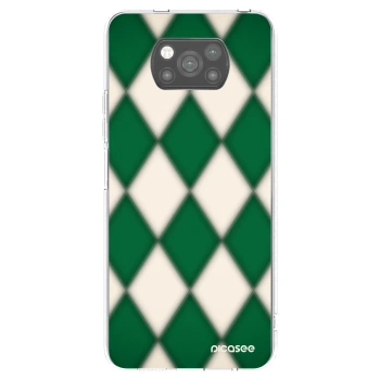Picasee silikónový čierny obal pre Xiaomi Poco X3 - Emerald Diamond
