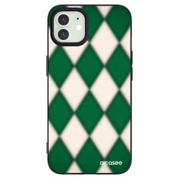 Picasee silikónový čierny obal pre Apple iPhone 12 Pro - Emerald Diamond
