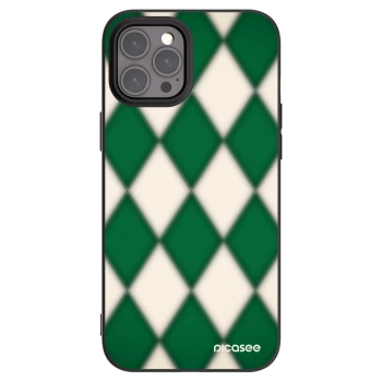 Picasee silikónový čierny obal pre Apple iPhone 12 Pro Max - Emerald Diamond
