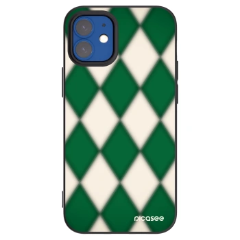 Picasee silikónový čierny obal pre Apple iPhone 12 mini - Emerald Diamond