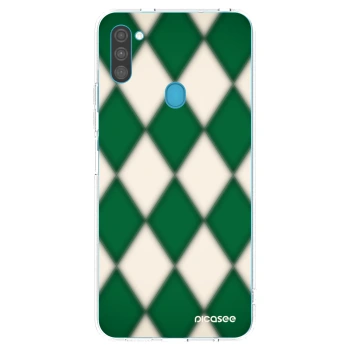 Picasee silikónový prehľadný obal pre Samsung Galaxy M11 - Emerald Diamond