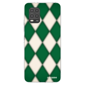 Picasee silikónový prehľadný obal pre Xiaomi Mi 10 Lite - Emerald Diamond