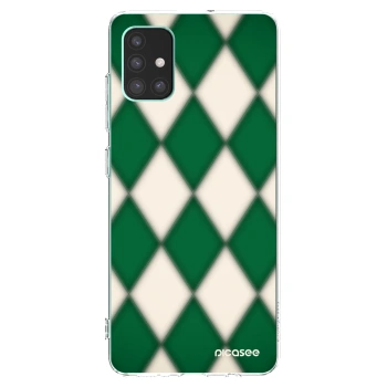 Picasee silikónový prehľadný obal pre Samsung Galaxy M51 M515F - Emerald Diamond
