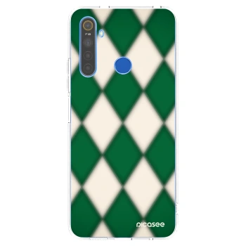 Picasee silikónový prehľadný obal pre Realme 5 - Emerald Diamond