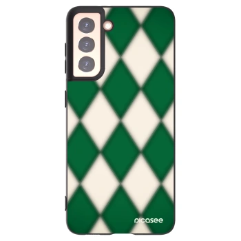 Picasee silikónový čierny obal pre Samsung Galaxy S21 5G G991B - Emerald Diamond