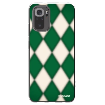 Picasee silikónový prehľadný obal pre Xiaomi Redmi Note 10 - Emerald Diamond