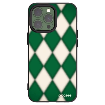Picasee silikónový čierny obal pre Apple iPhone 13 Pro - Emerald Diamond