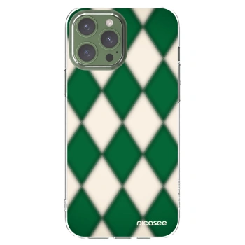 Picasee silikónový prehľadný obal pre Apple iPhone 13 Pro Max - Emerald Diamond