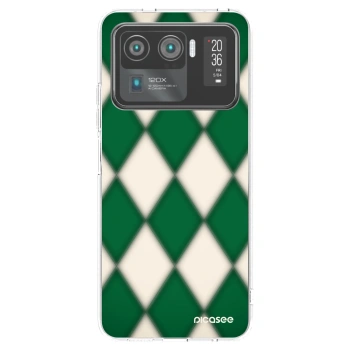 Picasee silikónový prehľadný obal pre Xiaomi Mi 11 Ultra - Emerald Diamond
