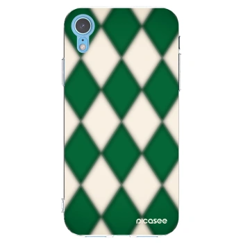 Picasee silikónový prehľadný obal pre Apple iPhone XR - Emerald Diamond