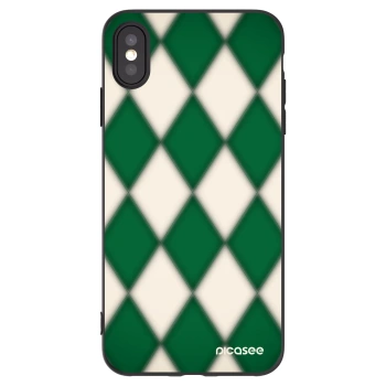 Picasee silikónový čierny obal pre Apple iPhone XS Max - Emerald Diamond