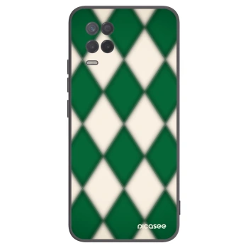Picasee silikónový čierny obal pre Realme 8 5G - Emerald Diamond