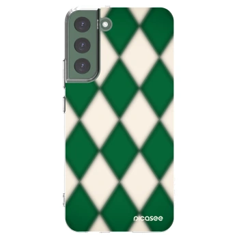 Picasee silikónový prehľadný obal pre Samsung Galaxy S22+ 5G - Emerald Diamond