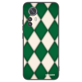 Picasee silikónový čierny obal pre Xiaomi 12 Pro - Emerald Diamond