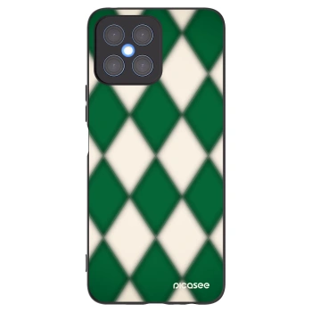Picasee silikónový čierny obal pre Honor X8 4G - Emerald Diamond
