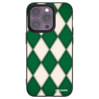 Picasee silikónový čierny obal pre Apple iPhone 14 Pro - Emerald Diamond