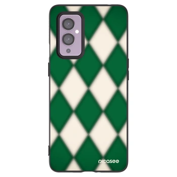 Picasee silikónový čierny obal pre OnePlus 9 - Emerald Diamond