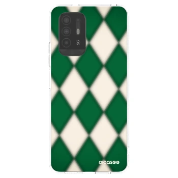 Picasee silikónový prehľadný obal pre OPPO A94 5G - Emerald Diamond